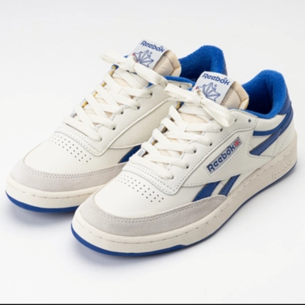 Mens Reebok Club C Revenge Vintage Chalk/ Collegiate Royal